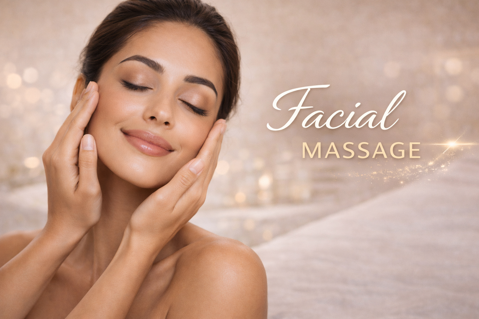 Facial massage treatment at Essence by Shine